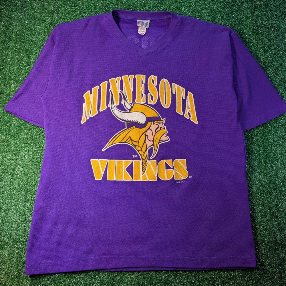 Vintage 1998 Randy Moss Minnesota Vikings Jersey Shirt Sport Attack XL Purple